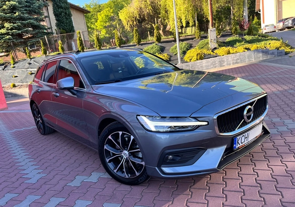 Volvo V60 cena 87900 przebieg: 183642, rok produkcji 2020 z Marki małe 631